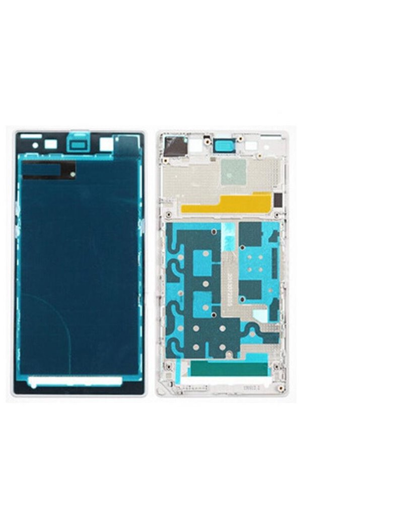 Carcasa Marco Frontal para Sony Xperia Z1 C6903 - Blanca