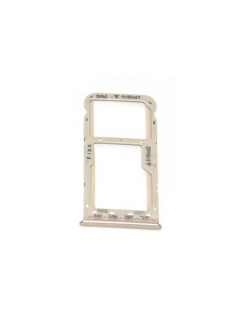 SOPORTE BANDEJA SIM + SD PARA HUAWEI P SMART - ORO