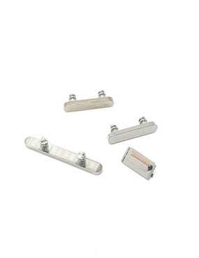 CONJUNTO DE BOTONES DE CARCASA PARA 12 PRO, A2407, A2341, A2406, A2408 - PLATA
