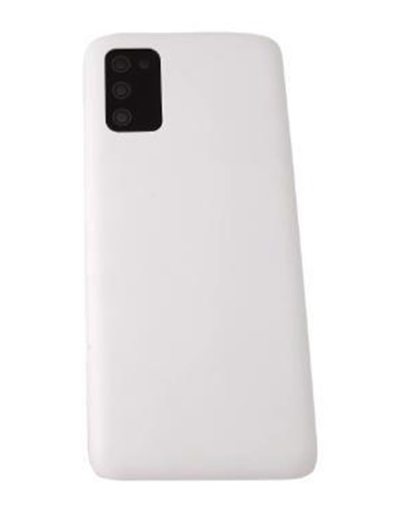 Tapa Trasera de Bateria para Samsung Galaxy A03S SM-A037 - Con Lente - Blanca