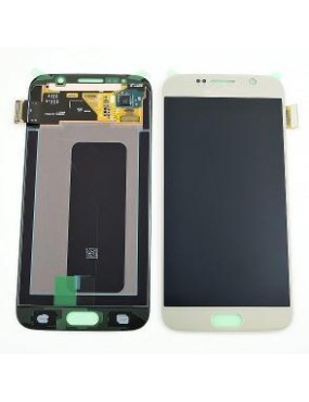 Samsung Galaxy S6 SM-G920F - Pantalla LCD + Tactil - Dorada- Service Pack