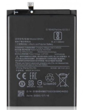 Xiaomi Redmi Note 9, Xiaomi Redmi 9, Xiaomi Redmi 10X 5G - Bateria Compatible Buena Calidad BN54