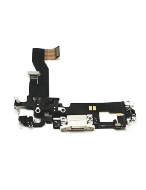 iPhone 12, iPhone 12 Pro - Modulo Conector de Carga Compatible - Blanco