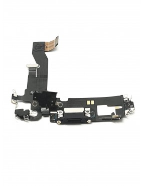 iPhone 12, iPhone 12 Pro - Modulo Conector de Carga Compatible - Negro