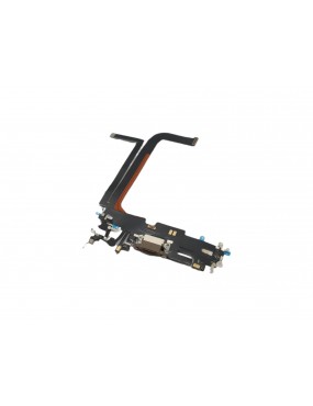 iPhone 13 Pro Max - Modulo Conector de Carga Compatible - Dorado