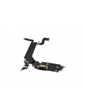 iPhone 14 Pro Max - Modulo Conector de Carga Compatible - Negro