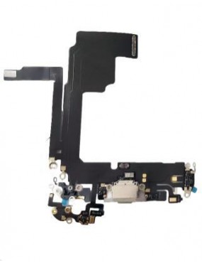 iPhone 15 Pro - Modulo Conector de Carga Compatible - Blanco