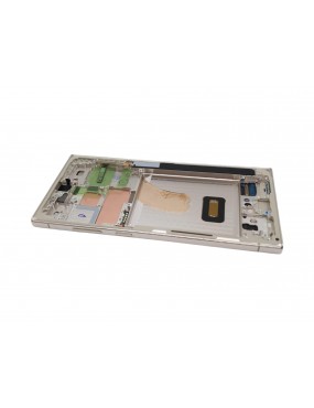 Samsung Galaxy S23 Ultra SM-S918 - Pantalla Completa con Marco - Crema Service Pack