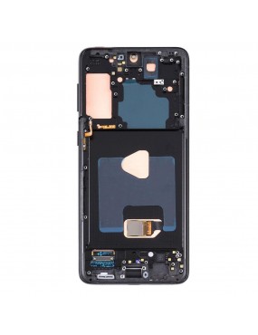 Samsung Galaxy S21 Plus 5G, SM-G996 - Pantalla Completa con Marco - Negra OLED