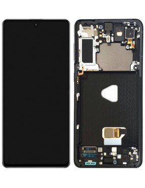 Samsung Galaxy S21 Plus 5G, SM-G996 - Pantalla Completa con Marco - Negra Premium