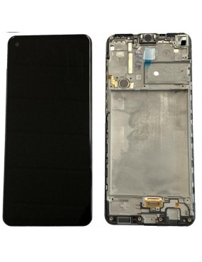 Samsung Galaxy A21S - Pantalla Completa con Marco - Negra Service Pack