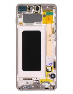 Samsung Galaxy S10 Plus - Pantalla Completa con Marco - Plata Service Pack