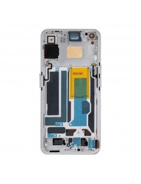 Nothing Phone (1) - Pantalla Completa con Marco - Blanca OLED