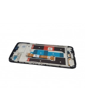 Realme C35, Realme Narzo 50A Prime - Pantalla Completa con Marco - Negra