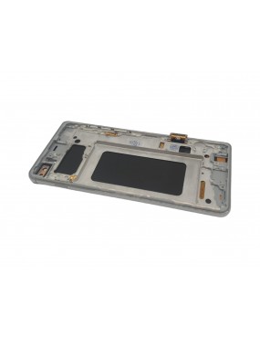 Samsung Galaxy S10 Plus - Pantalla Completa con Marco - Blanca Incell