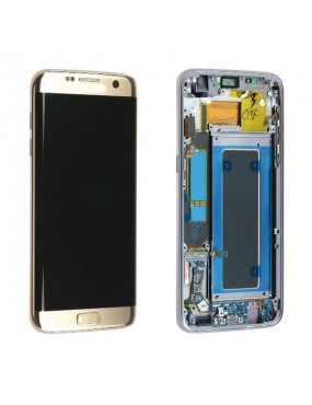 Samsung Galaxy S7 Edge SM-G935F - Pantalla Completa con Marco - Dorada Incell