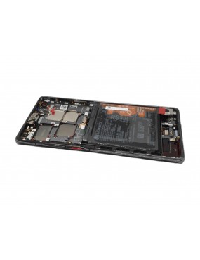 Huawei Mate 40 Pro - Pantalla Completa con Marco - Negra Service Pack