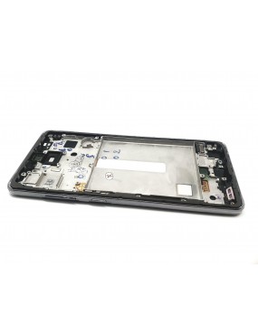 Samsung Galaxy A52s 5G SM-A528 - Pantalla Completa con Marco - Negra Service Pack