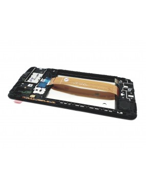 Samsung Galaxy A02, SM-A022 - Pantalla Completa con Marco - Negra Service Pack