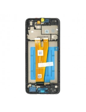 Samsung Galaxy A04 SM-A045 - Pantalla Completa con Marco - Negra Service Pack