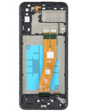 Samsung Galaxy A04E SM-A042 - Pantalla Completa con Marco - Negra Service Pack