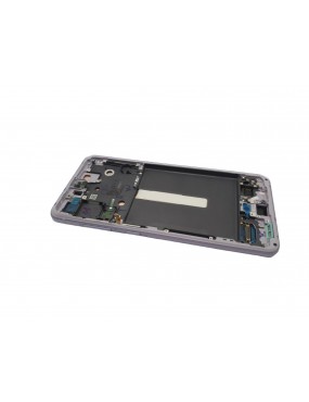 Samsung Galaxy S21 FE 5G SM-G990 - Pantalla Completa con Marco - Violeta Service Pack
