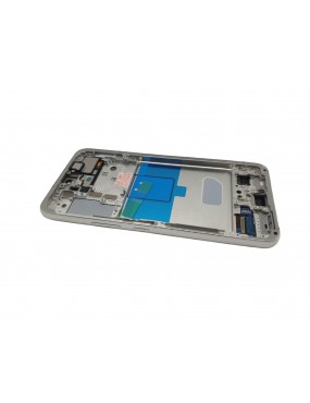 Samsung Galaxy S22 SM-S901 - Pantalla Completa con Marco - Blanca Service Pack