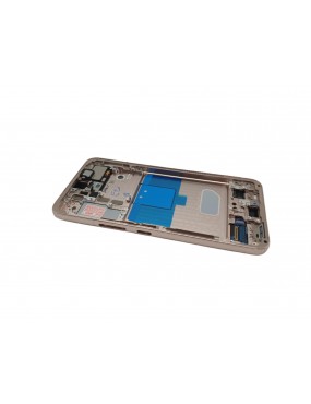 Samsung Galaxy S22 SM-S901 - Pantalla Completa con Marco - Rosa Service Pack