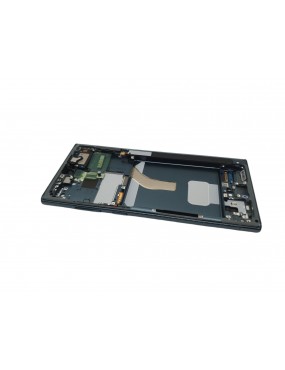 Samsung Galaxy S22 Ultra SM-S908 - Pantalla Completa con Marco - Verde Service Pack