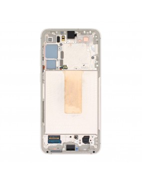 Samsung Galaxy S23 Plus SM-S916 - Pantalla Completa con Marco - Crema Service Pack