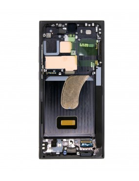 Samsung Galaxy S23 Ultra SM-S918 - Pantalla Completa con Marco - Negra Service Pack