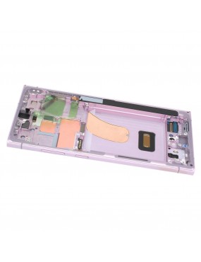 Samsung Galaxy S23 Ultra SM-S918 - Pantalla Completa con Marco - Violeta Service Pack