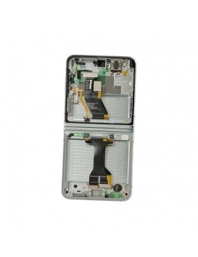 Samsung Galaxy Z Flip 5 SM-F731 - Pantalla Completa con Marco - verde Service Pack