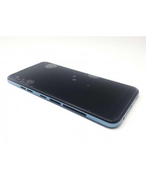 LG Q60, LG K50 - Pantalla Completa con Marco - Azul DUAL SIM