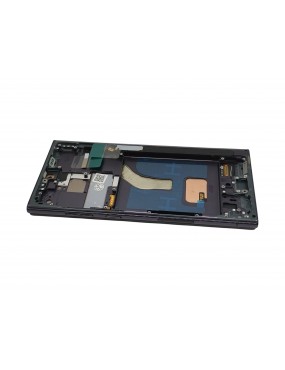 Samsung Galaxy S22 Ultra SM-S908 - Pantalla Completa con Marco - Negra Incell