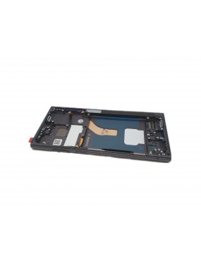 Samsung Galaxy S22 Ultra SM-S908 - Pantalla Completa con Marco - Negra OLED