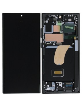 Samsung Galaxy S23 Ultra SM-S918 - Pantalla Completa con Marco - Negra OLED