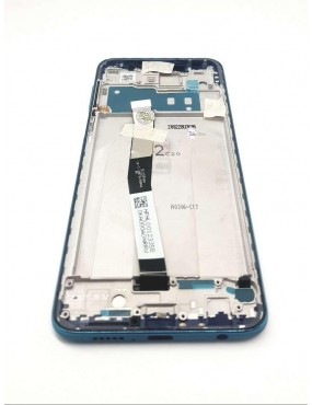 Xiaomi Redmi Note 9S, Xiaomi Redmi Note 9 Pro - Pantalla Completa con Marco - Azul Verde