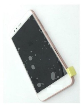 Huawei P10 Lite - Pantalla Completa con Marco - Blanca Rosa