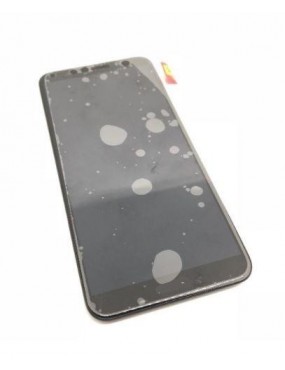 Huawei Y6 2018, Huawei Honor 7A, Huawei Y6 Prime 2018 - Pantalla Completa con Marco - Negra