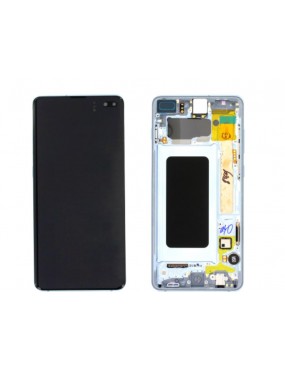 Samsung Galaxy S10 Plus - Pantalla Completa con Marco - Azul Service Pack