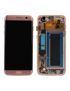 Samsung Galaxy S7 Edge SM-G935F - Pantalla Lcd Display + Tactil Rosa Service Pack