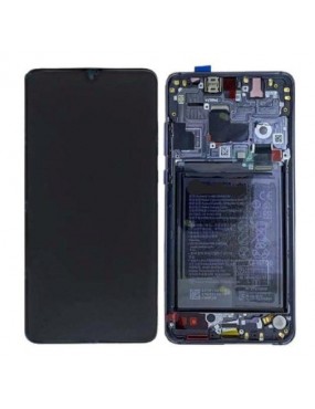 Huawei Mate 20 - Pantalla Completa con Marco Negra Service Pack