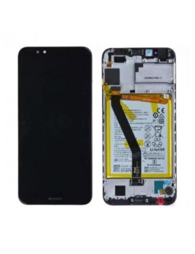 Huawei Y6 2018 - Pantalla Lcd Display + Tactil Negra Service Pack Con Batería