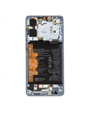 Huawei P30 - Pantalla Lcd Display + Tactil Azul/Breathing Crystal Service Pack Con Batería