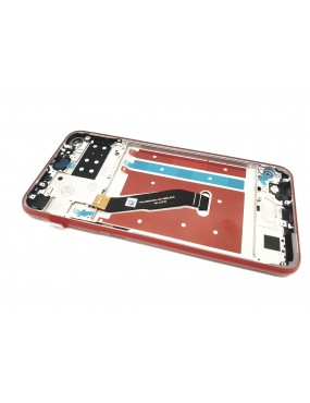 P40 Lite E - Pantalla Completa con Marco Roja