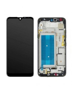 LG Q60, LG K50 - Pantalla Completa con Marco Negra V. Dual SIM