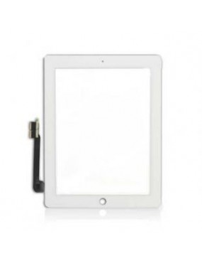 iPad 3, iPad 4 - Pantalla Tactil Touch Blanca - Con Botón