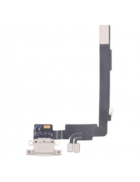 iPhone 16 Pro Max - Modulo Conector de Carga Compatible - Blanco